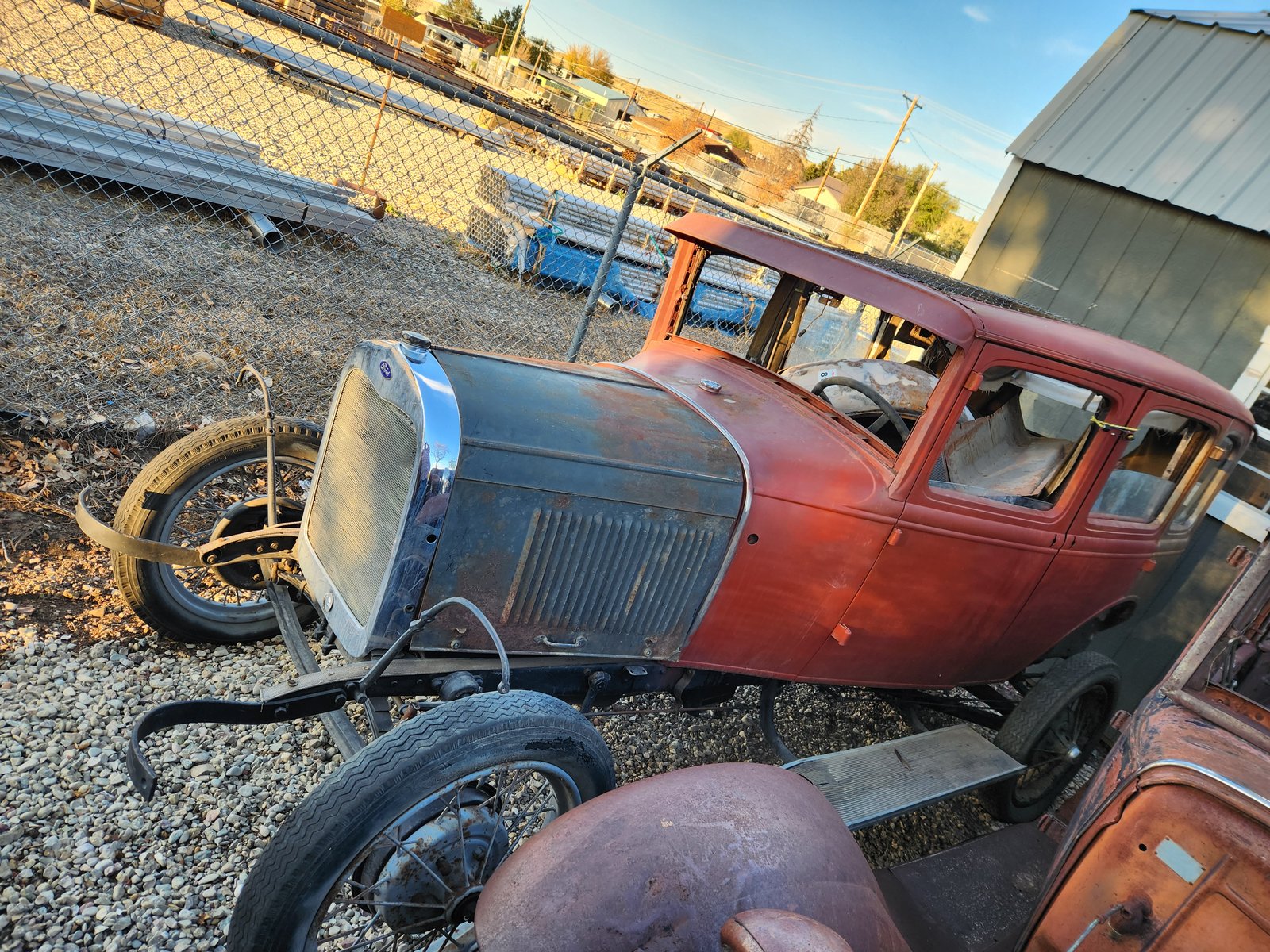 1930 Ford Model A Sedan Restoration Project - Full size