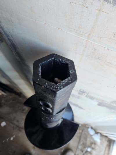 Haugen 10609 9" Fabricated Auger Bit 2" Hex - Image 2