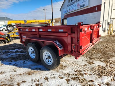 Used 2024 Load Trail 72"x10' Dump Trailer 24" sides, 10.4K GVW 12 Ply Tires - Image 3