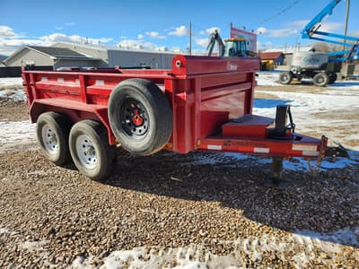 Used 2024 Load Trail 72"x10' Dump Trailer 24" sides, 10.4K GVW 12 Ply Tires - Image 1