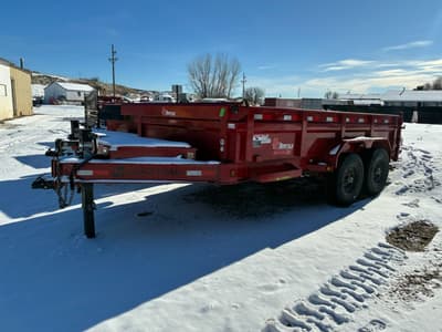 Used 2024 Load Trail 83"x14' Dump Trailer 24" sides, 14K GVW, 14 Ply Tires - Image 1