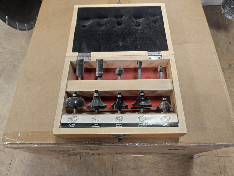 Craftsman router bit set