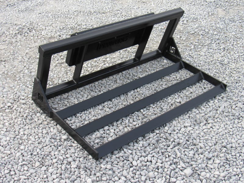 Mini Skid Steer landscape rake leveler